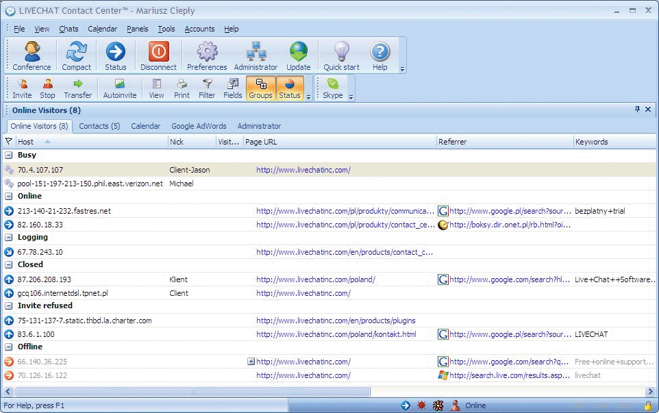 Xtreme Toolkit Pro应用案例：为LiveChat Software提供现代且易使用的GUI