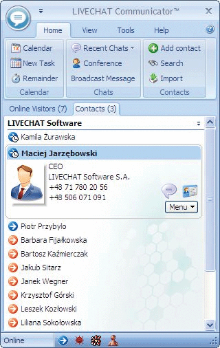 Xtreme Toolkit Pro应用案例：为LiveChat Software提供现代且易使用的GUI