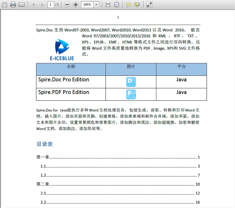 想在java中把word转化为pdf Png等常用格式吗 Java版spire Doc帮你搞定 控件新闻 慧都网