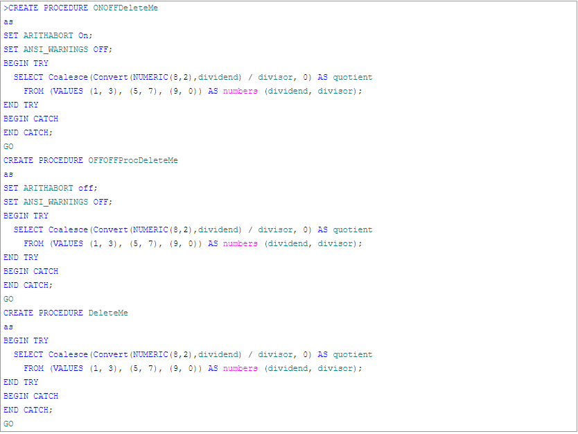 SQL Prompt使用教程：更改过程或触发器中的SET选项将导致重新编译（下）