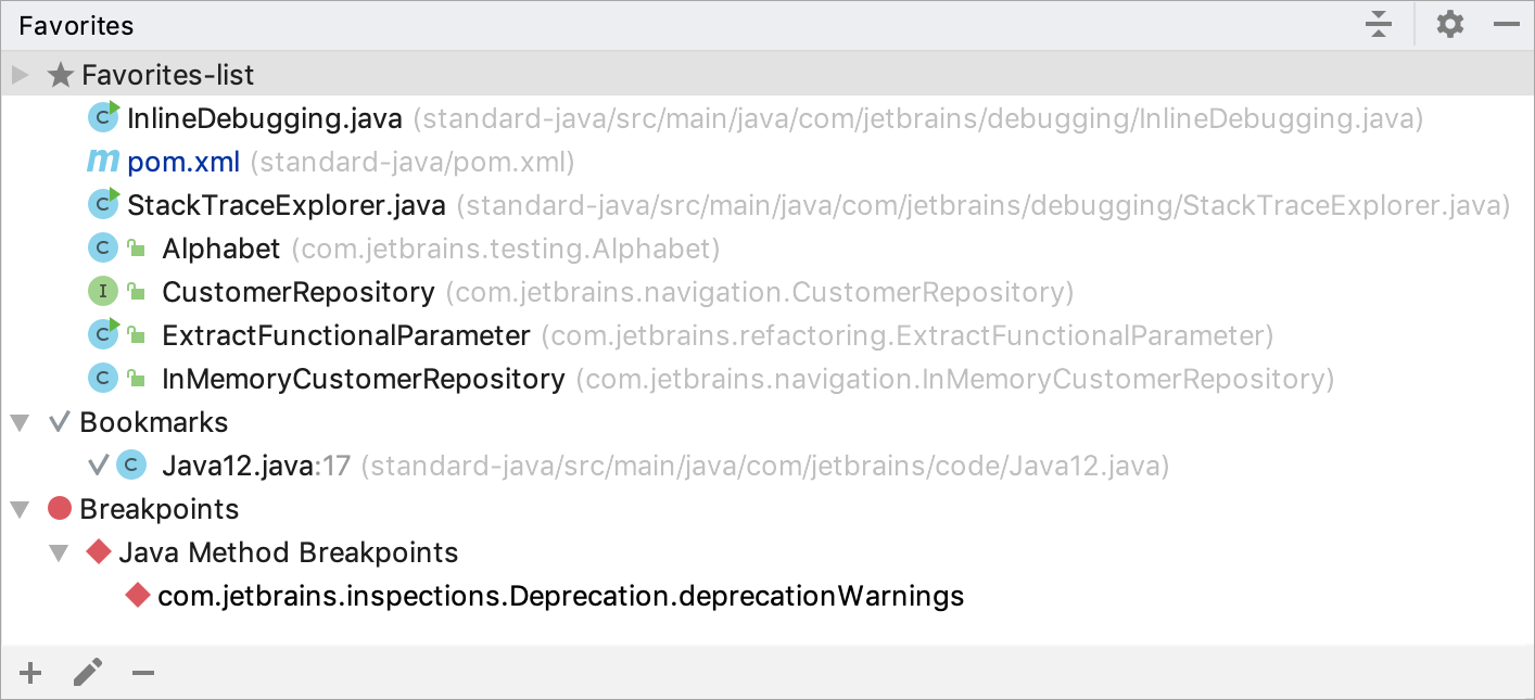Java开发工具IntelliJ IDEA配置项目系列教程（十）：收藏夹