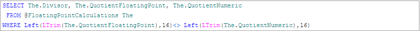 SQL Prompt使用教程：使用Float或Real数据类型的危险