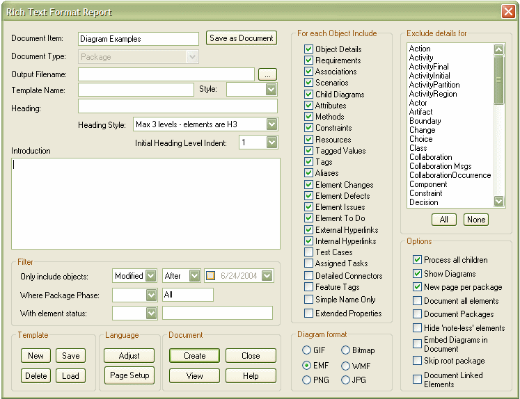 UML軟件開發(fā)與建模工具Enterprise Architect教程：生成RTF文檔