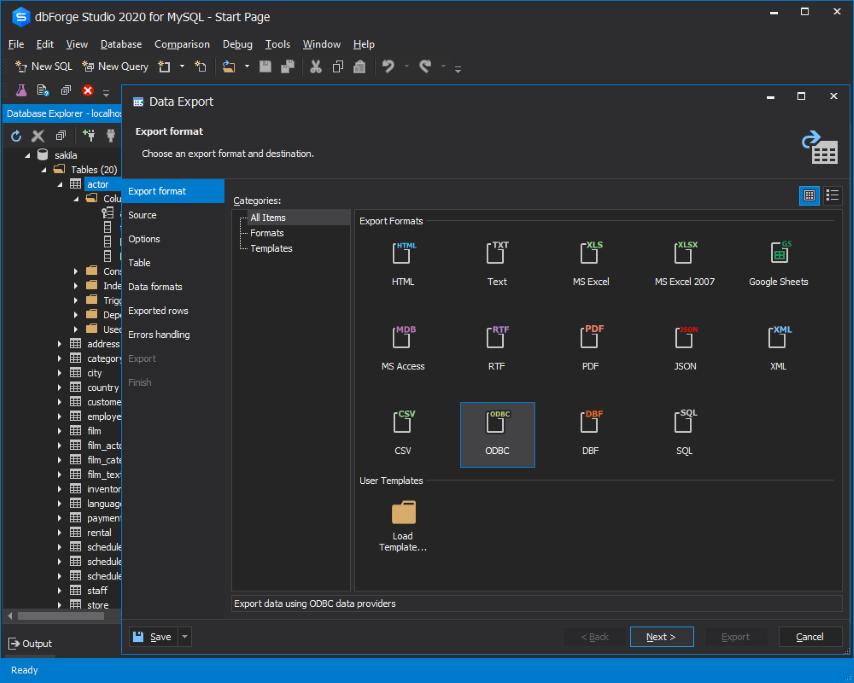 Devart数据库工具【教程】：从MySQL到Oracle服务器的数据迁移