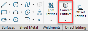 如何在SOLIDWORKS中使用偏移和转换实体