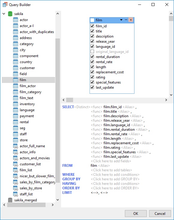 Navicat使用教程：在MySQL中选择一列