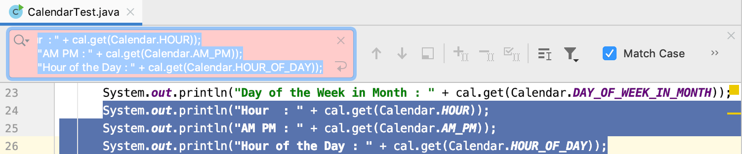 Java开发工具IntelliJ IDEA使用源代码系列教程（四）：在文件中搜索目标
