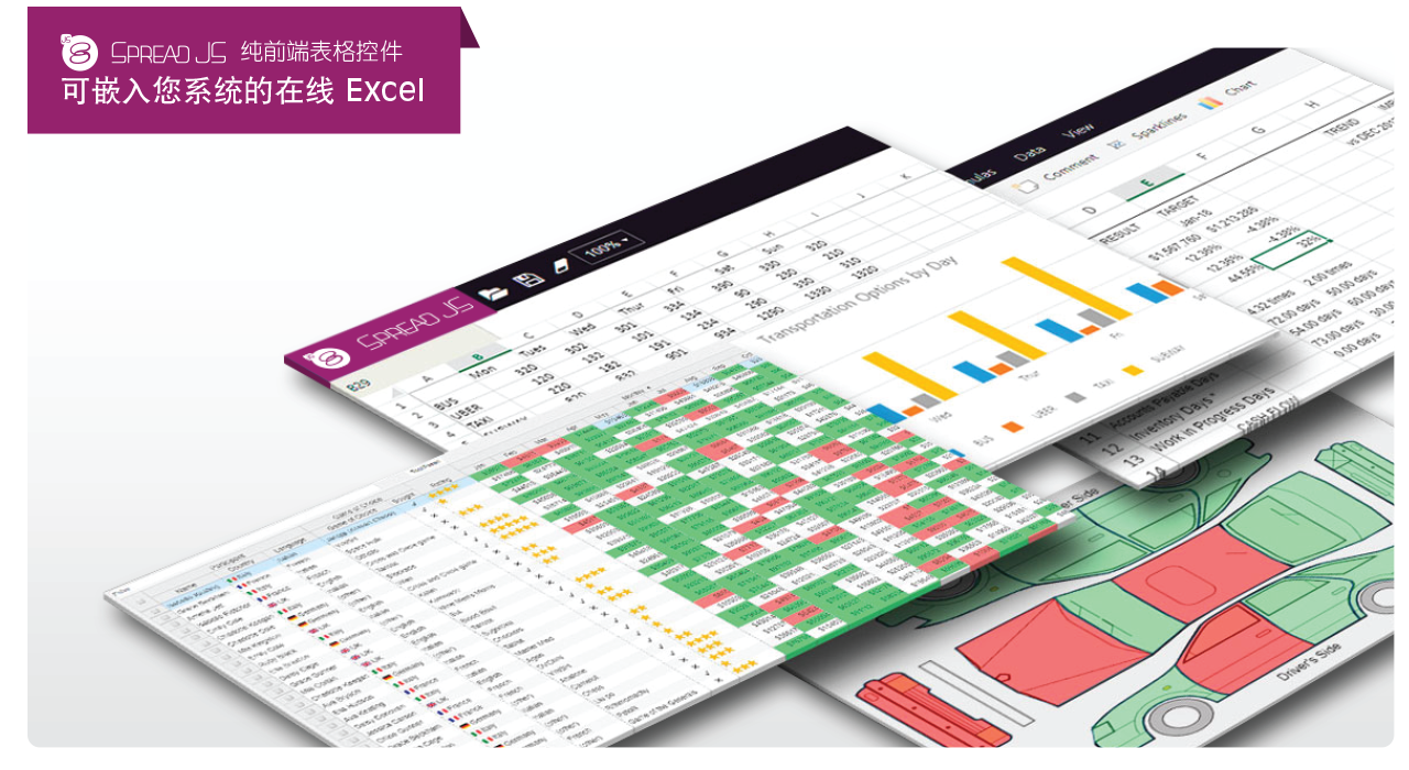 税务自动化系统：通过集成 SpreadJS 组件，实现数据兼容与类Excel操作模式