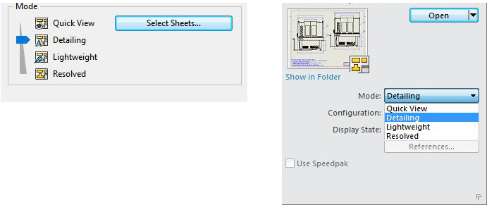 SOLIDWORKS 2020版本详图模式——几秒钟内打开或更改大型装配图