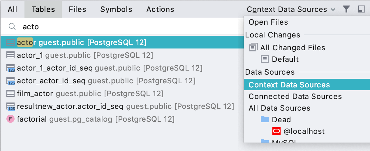 跨平台数据库及SQL工具DataGrip最新版本2020.1发布，新增SQL Server框架支持（下）