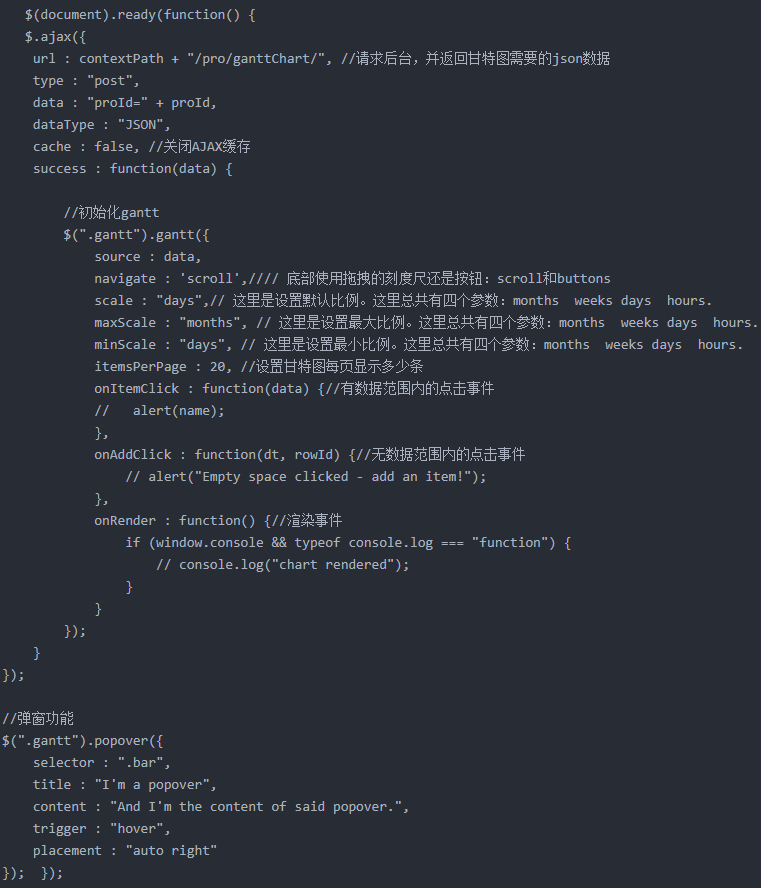 jQuery Gantt Package使用教程：如何实现任务甘特图