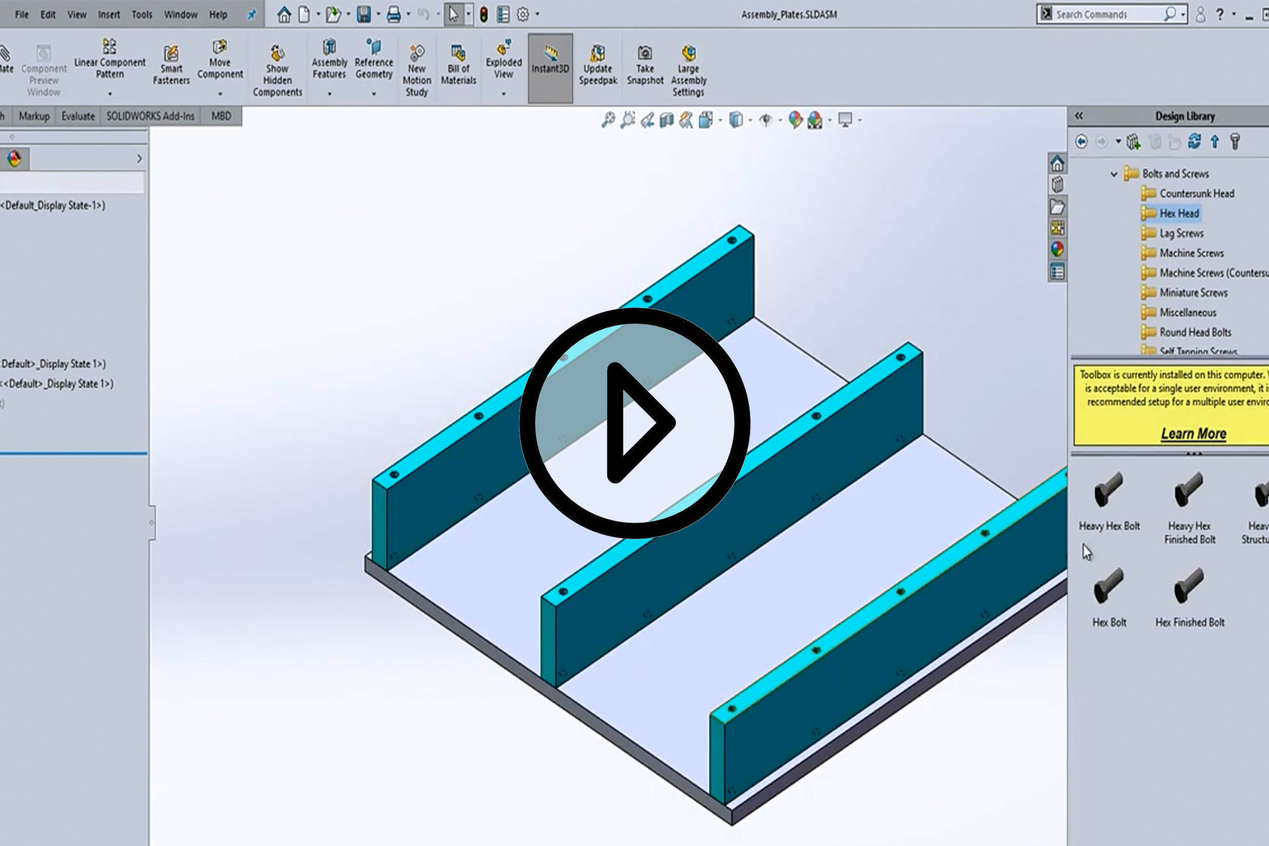 SolidWorks如何创建自定义工具箱组件（一）