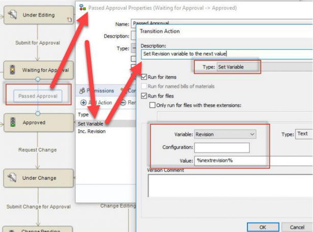 如何在SolidWorks中设置自动更新的修订表
