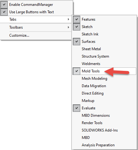 【教程】SOLIDWORKS模具工具使用