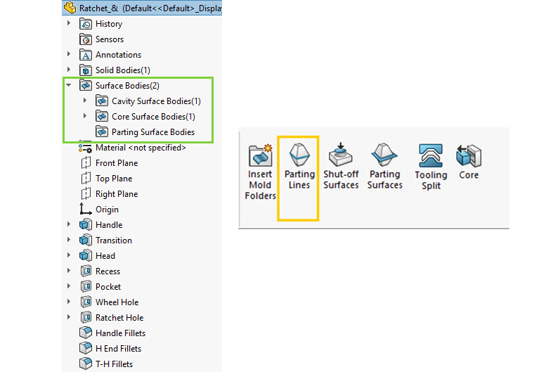 【教程】SOLIDWORKS模具工具使用