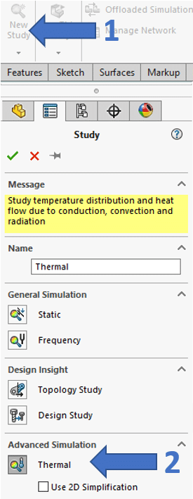 如何在SolidWorks中进行稳态热研究?