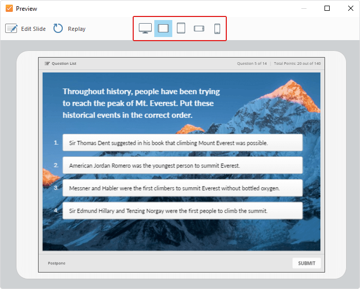 iSpring QuizMaker使用教程：如何创建序列问题