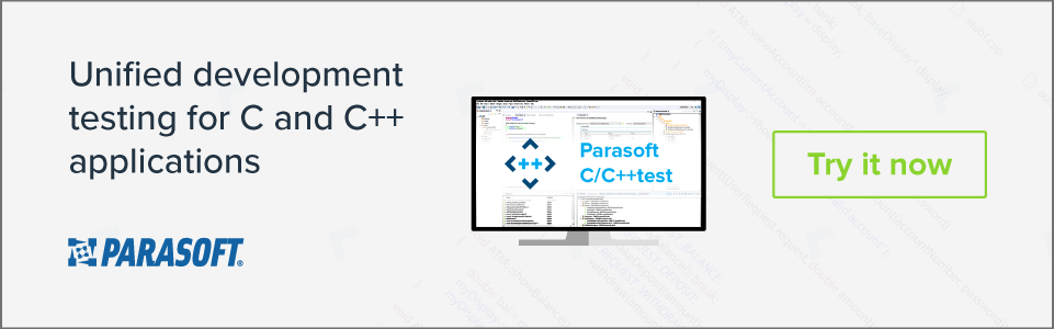 结合使用Parasoft C/C++test和CMake进行单元测试