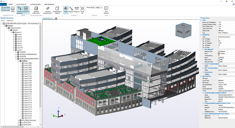 HOOPS Exchange 2019支持AEC工作流程的Autodesk Revit