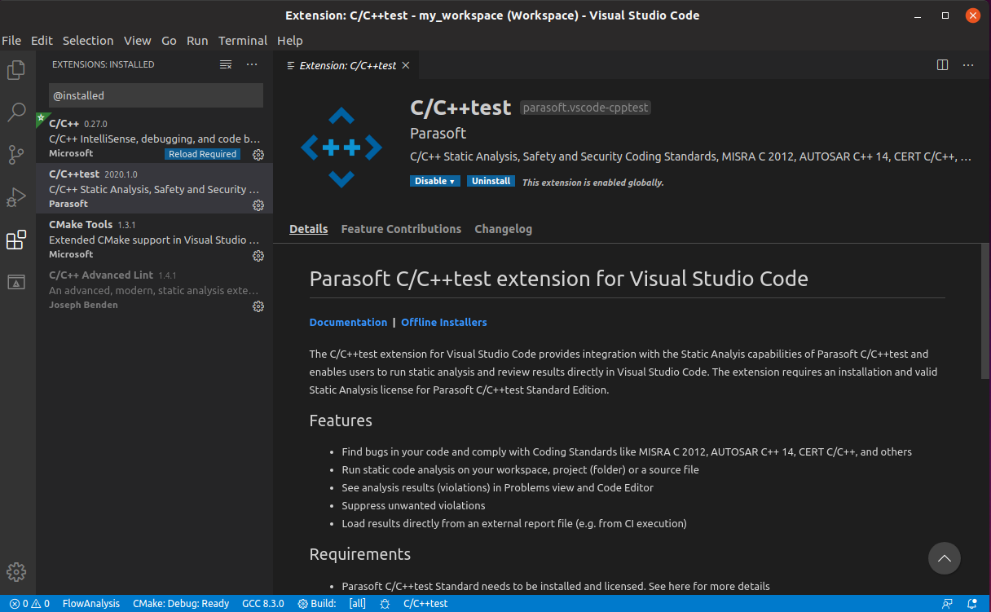 Parasoft C/C++test 2020.1更新发布，支持不断发展的开发环境