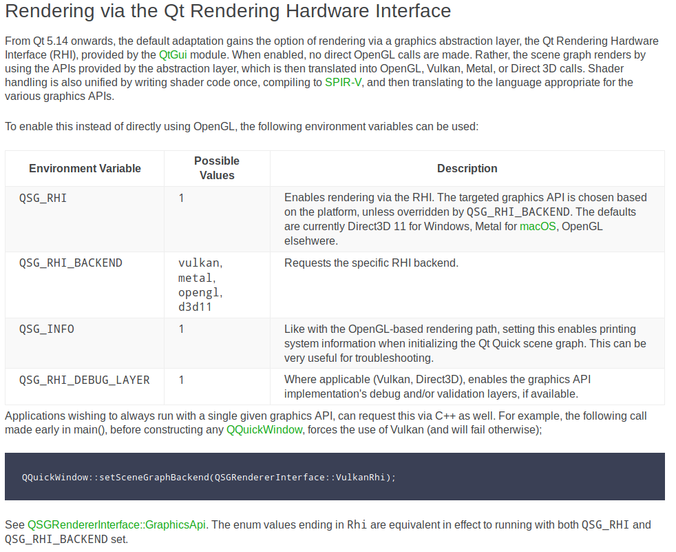 C++界面开发程序Qt使用教程：在Vulkan、Metal和Direct3D上运行Qt Quick-第1部分