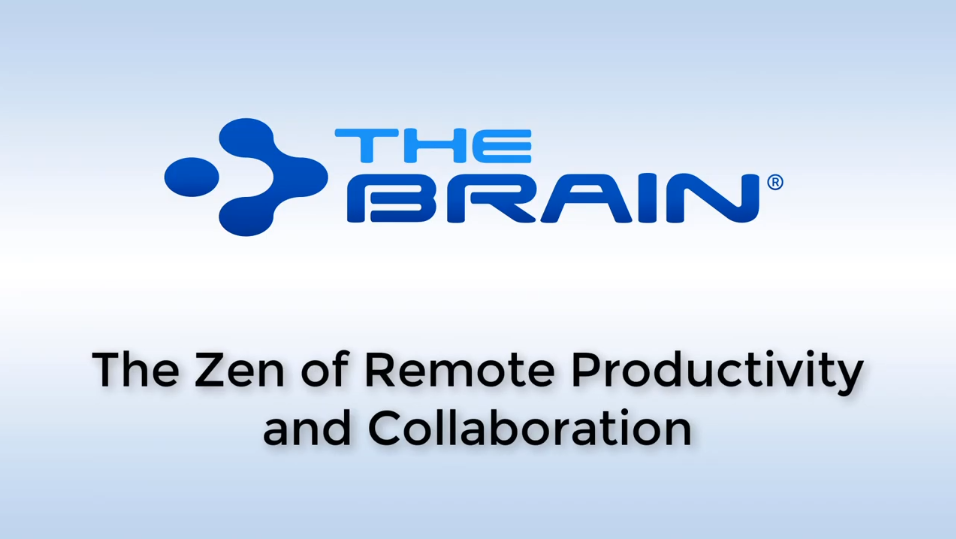 远程办公大势所趋！看专家如何使用思维导图软件TheBrain让远程办公生产力最大化