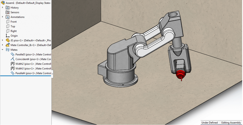 SOLIDWORKS如何让子装配体在总装配里自由配合