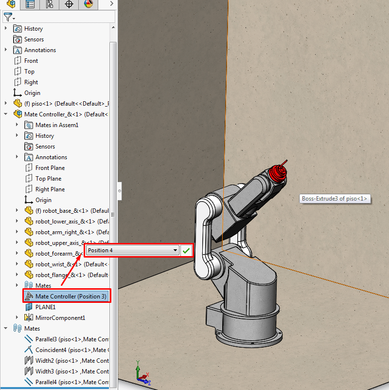SOLIDWORKS如何让子装配体在总装配里自由配合
