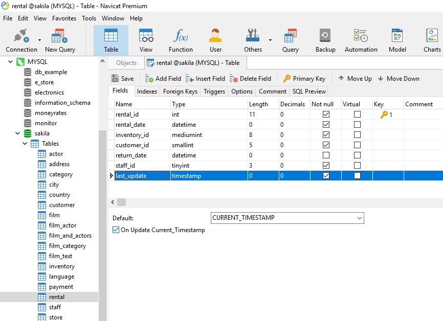 Navicat使用教程：MySQL默认值第2部分-何时使用它们