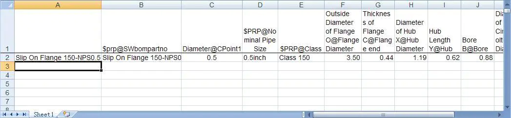 SOLIDWORKS定制GB标准法兰库