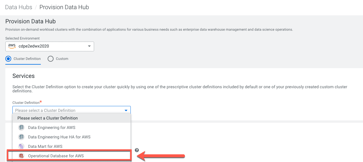 OpDB Data Hub集群