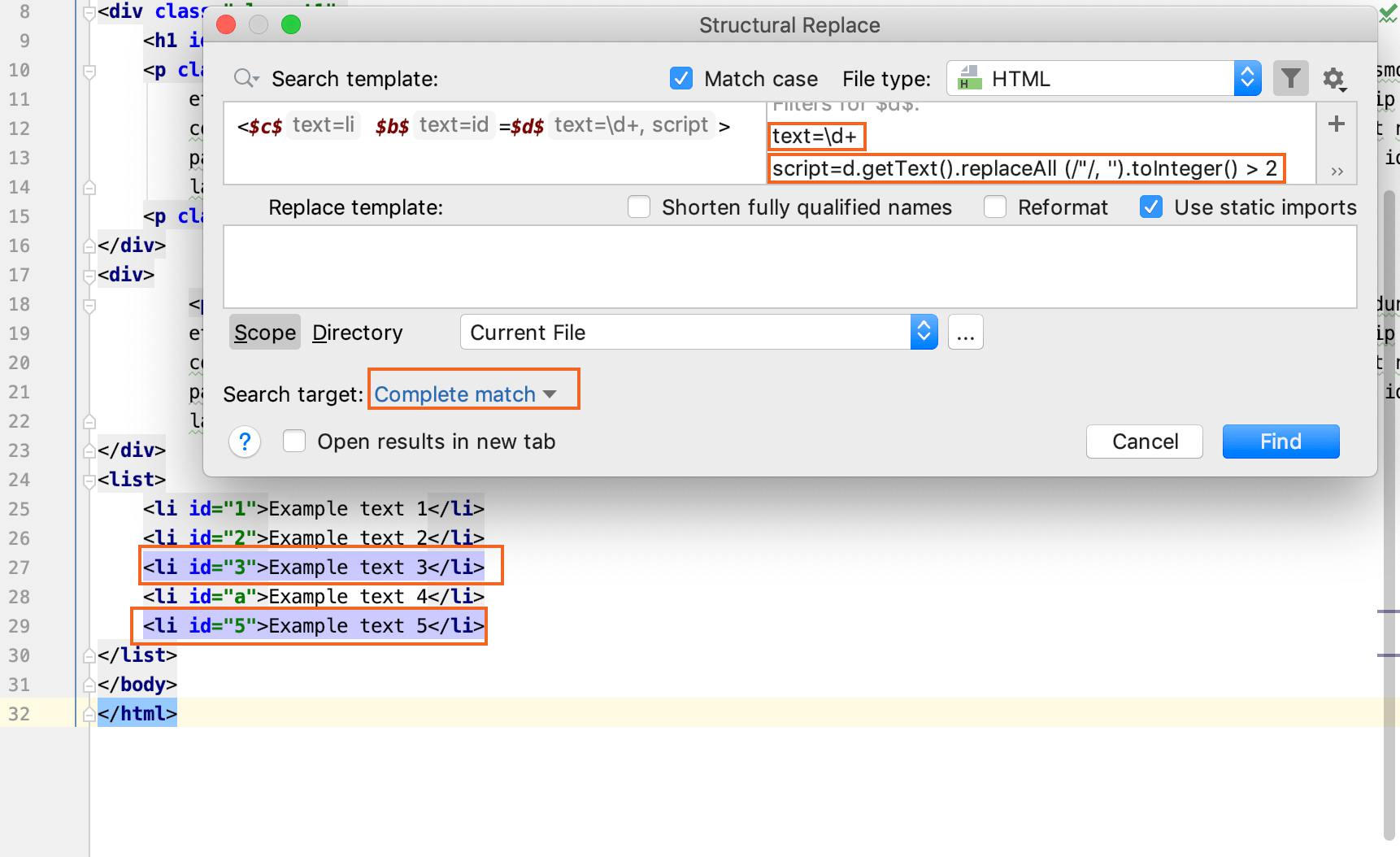 Java开发工具IntelliJ IDEA使用源代码系列教程（十）：结构搜索和替换示例
