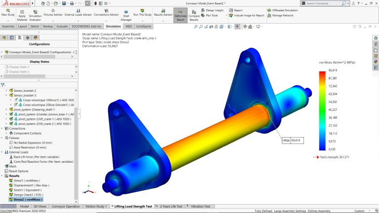如何在SOLIDWORKS上进行仿真？