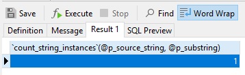 Navicat使用教程：在SQL中计算字符串出现次数