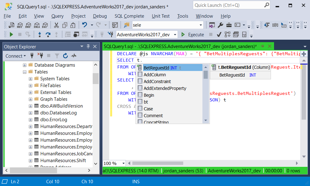  dbForge SQL Complete 更新至v6.5，完全支持SQL Server 2019