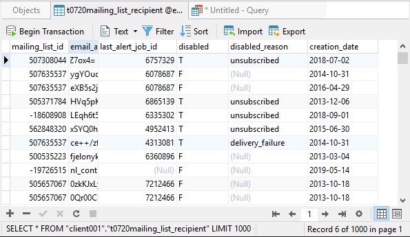 Navicat使用教程：使用SQL限制关键字