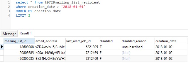 Navicat使用教程：使用SQL限制关键字