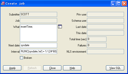 PL/SQL Developer使用教程：PL/SQL Developer创建Job的步骤