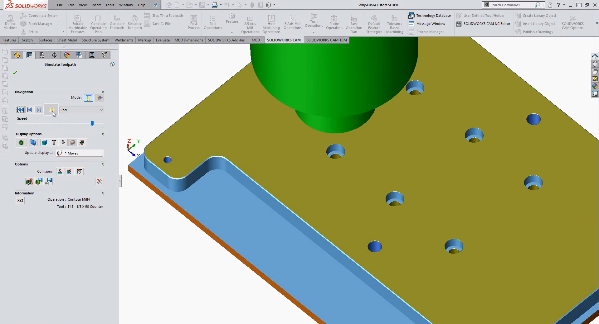 如何在SOLIDWORKS CAM中使用基于规则的加工