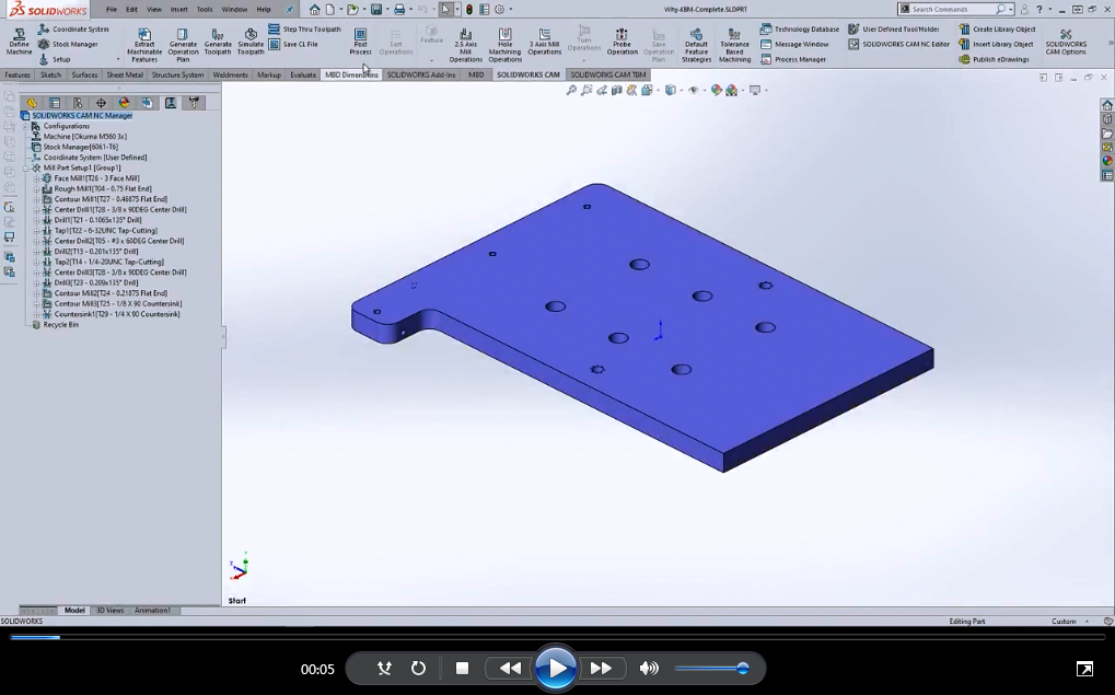 如何在SOLIDWORKS CAM中使用基于规则的加工