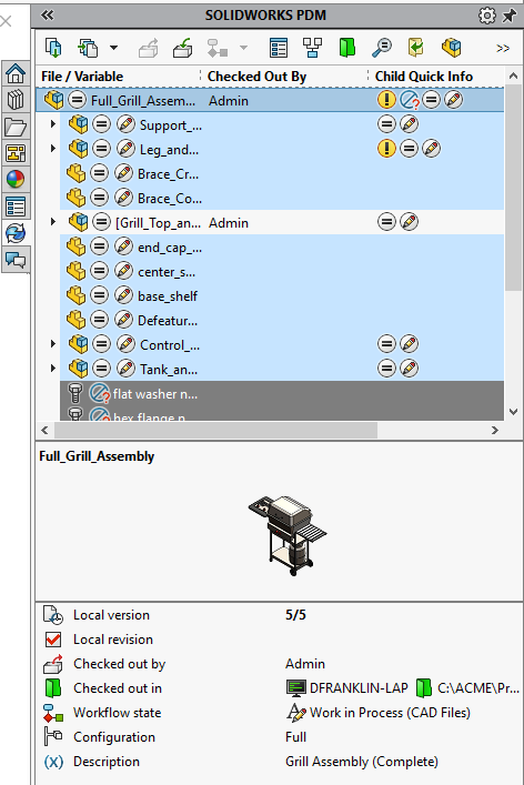 SOLIDWORKS PDM 2020性能改进：加快了对大型文件的处理速度