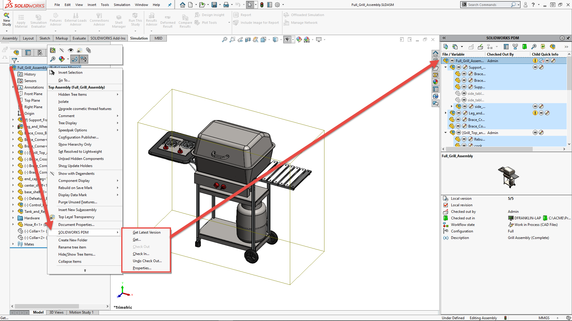 SOLIDWORKS PDM 2020性能改进：加快了对大型文件的处理速度