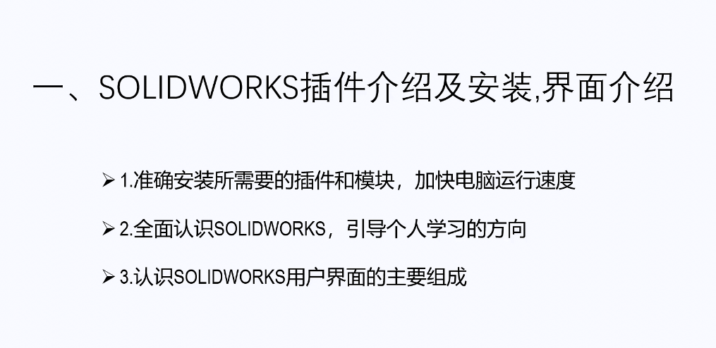 SOLIDOWORKS插件安装及界面介绍 | 视频教程