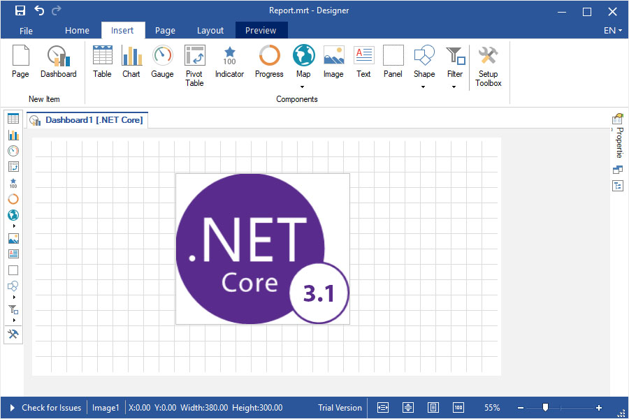 支持.NET Core 3.1 for WinForms组件！Stimulsoft v2020.4酷炫来袭！让报表&仪表盘生成更轻松！