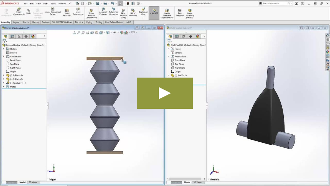 SOLIDWORKS柔性零件——优化零件灵活性的利器