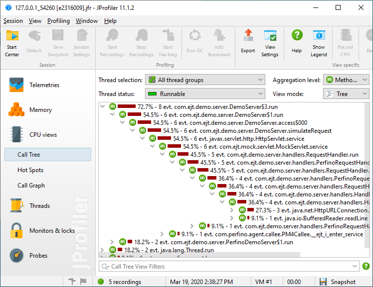 Perfino v 4.0 新增HTTP探针，可测量所有传出的HTTP调用