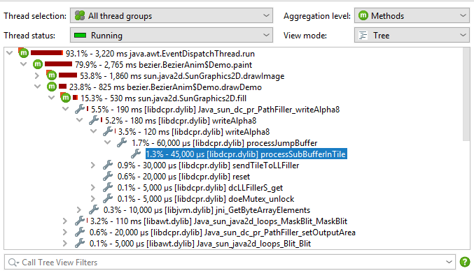 JProfiler v 11.1 在macOS和Linux上添加了没有安全点偏差的异步采样模式