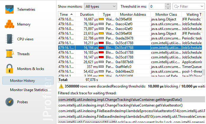 JProfiler v 11.1 在macOS和Linux上添加了没有安全点偏差的异步采样模式