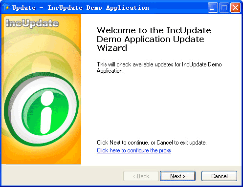 无需编码实现Windows桌面程序自动更新生成的工具IncUpdate