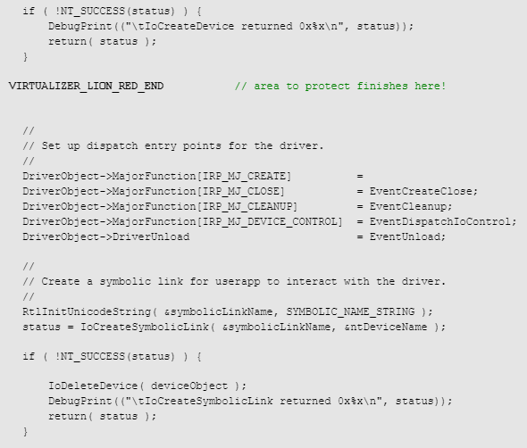 代码混淆系统Code Virtualizer操作详解：在设备驱动程序中插入保护宏